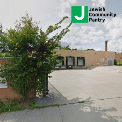 A google street view of the jewish community pantry.