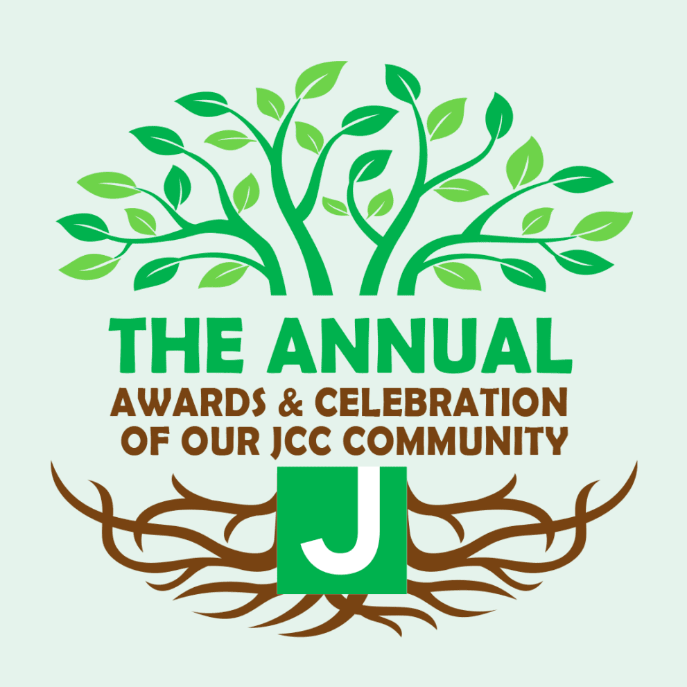 Graphic with tree image that says The Annual Awards and Celebration of Our Community